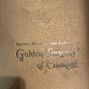 Vtg 1970s Better Homes and Gardens Golden Treasury of Cooking Cookbook